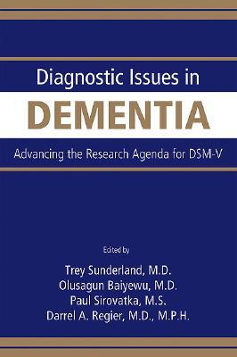 Diagnostic Issues in Dementia