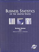 Business Statistics of the United States 2001