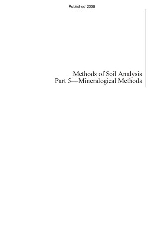 Methods of Soil Analysis, Part 5