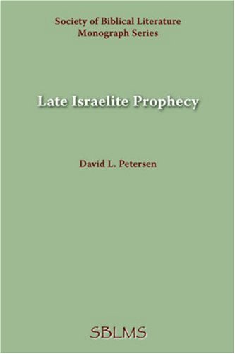 Late Israelite Prophecy