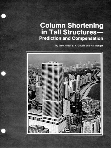Column shortening in tall structures : prediction and compensation