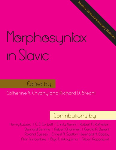 Morphosyntax in Slavic