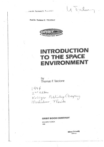 Introduction to the Space Environment