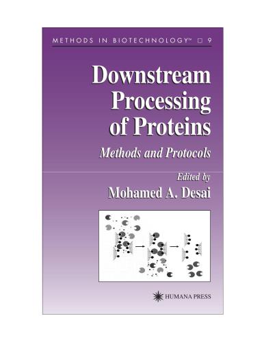 Downstream Processing of Proteins