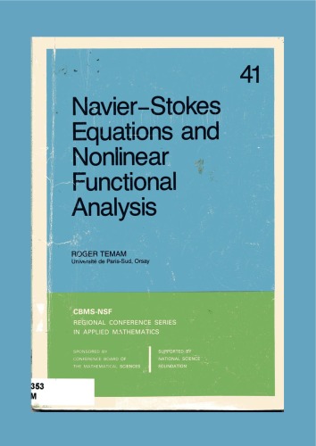 Navier Stokes Equations And Nonlinear Functional Analysis