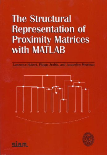 The Structural Representation of Proximity Matrices with MATLAB