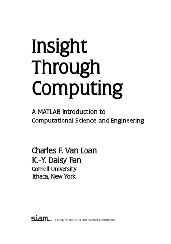 Insight Through Computing