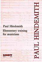 Elementary training for musicians