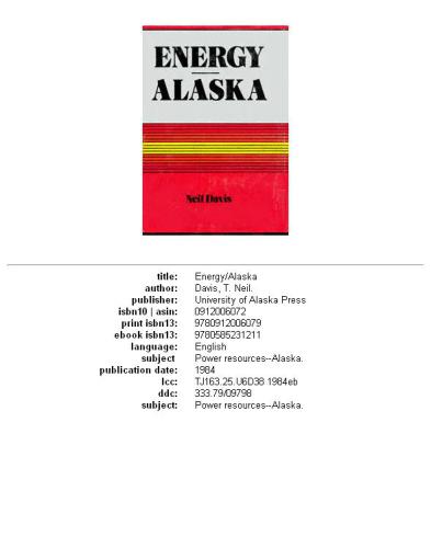 Energy/Alaska
