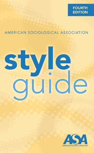 American Sociological Association Style Guide