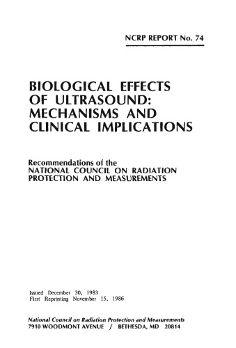Biological Effects of Ultrasound