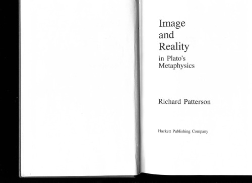 Image and Reality in Plato's Metaphysics