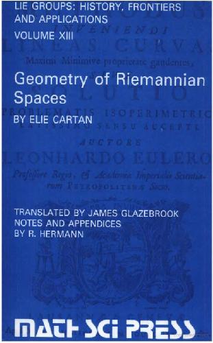 Geometry Of Riemannian Spaces