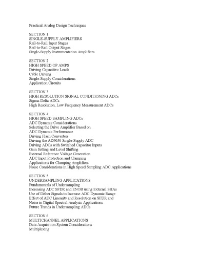 Practical Analog Design Techniques (Analog Devices Technical Reference Books)