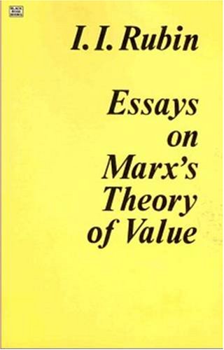 Essays on Marx’s Theory Of Value