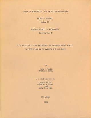 Late Prehistoric Bison Procurement in Southeastern New Mexico