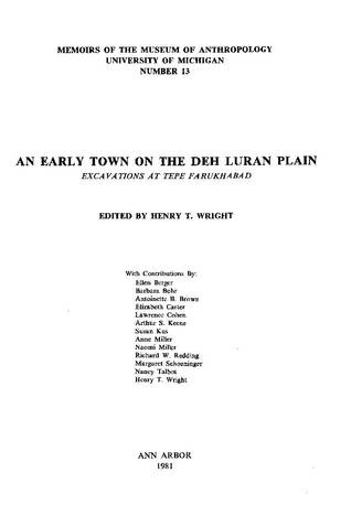 An Early Town on the Deh Luran Plain