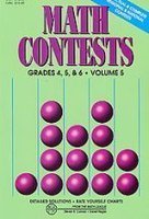 Math Contests, Grades 4, 5 &amp; 6, Vol. 3