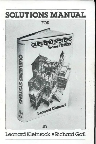 Solutions Manual for Queueing Systems