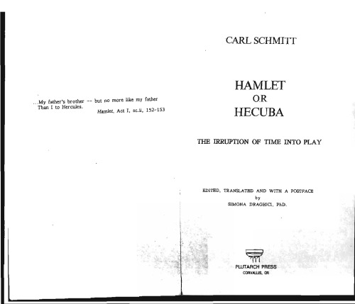 Hamlet or Hecuba