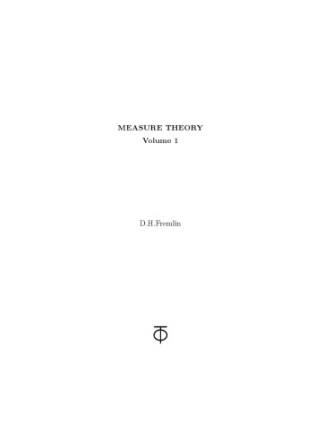 Measure theory