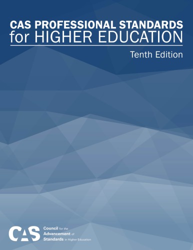 CAS professional standards for higher education