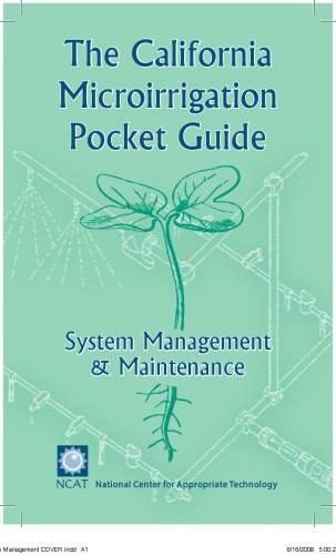 The California microirrigation pocket guide [electronic resource] : system management & maintenance