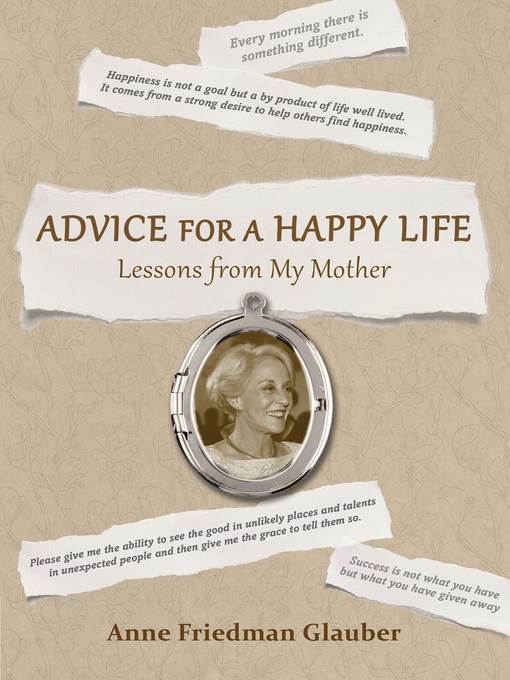 Advice for a Happy Life