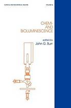 Chemi- And Bioluminescence