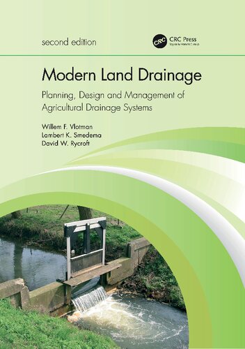 Modern land drainage : planning, design and management of agricultural drainage systems