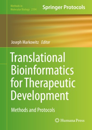 Translational bioinformatics for therapeutic development