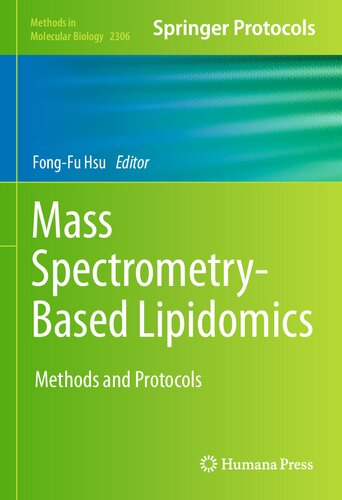 Mass Spectrometry-Based Lipidomics