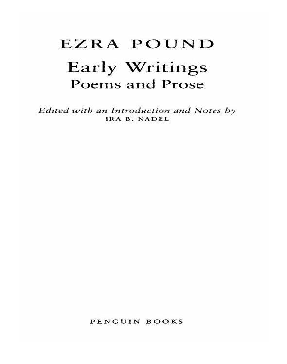 Early Writings