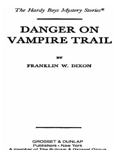 Danger on Vampire Trail