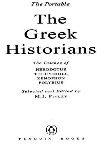 The Portable Greek Historians