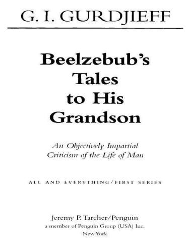 Beelzebub's Tales to His Grandson