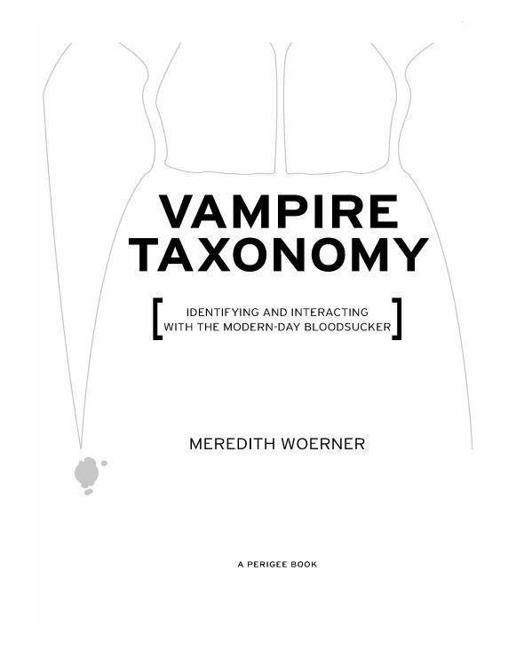 Vampire Taxonomy