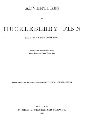 The Adventures of Huckleberry Finn