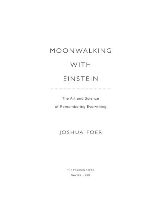 Moonwalking with Einstein