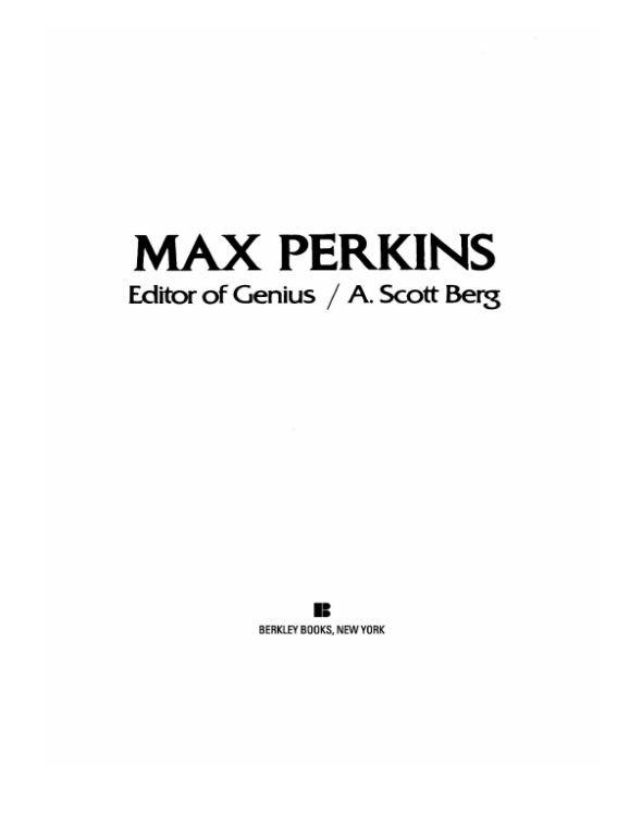 Max Perkins