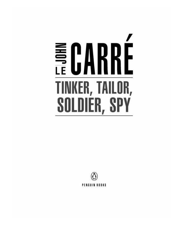 Tinker, Tailor, Soldier, Spy