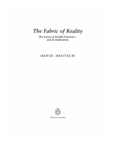 The Fabric of Reality