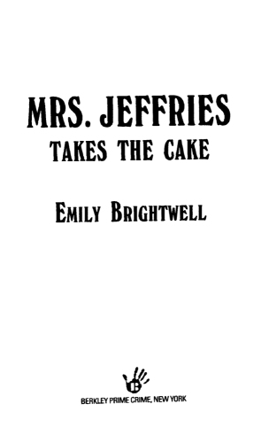 Mrs. Jeffries Takes the Cake