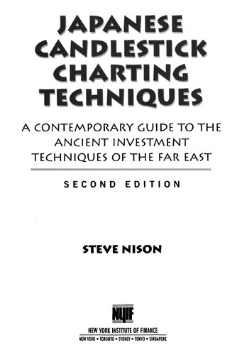 Japanese Candlestick Charting Techniques