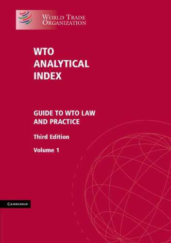 Wto Analytical Index 2 Volume Set