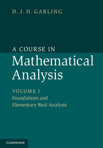 Foundations and Elementary Real Analysis