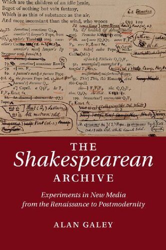 The Shakespearean Archive