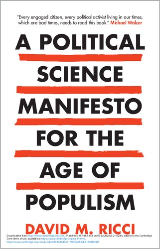 A Political Science Manifesto for the Age of Populism