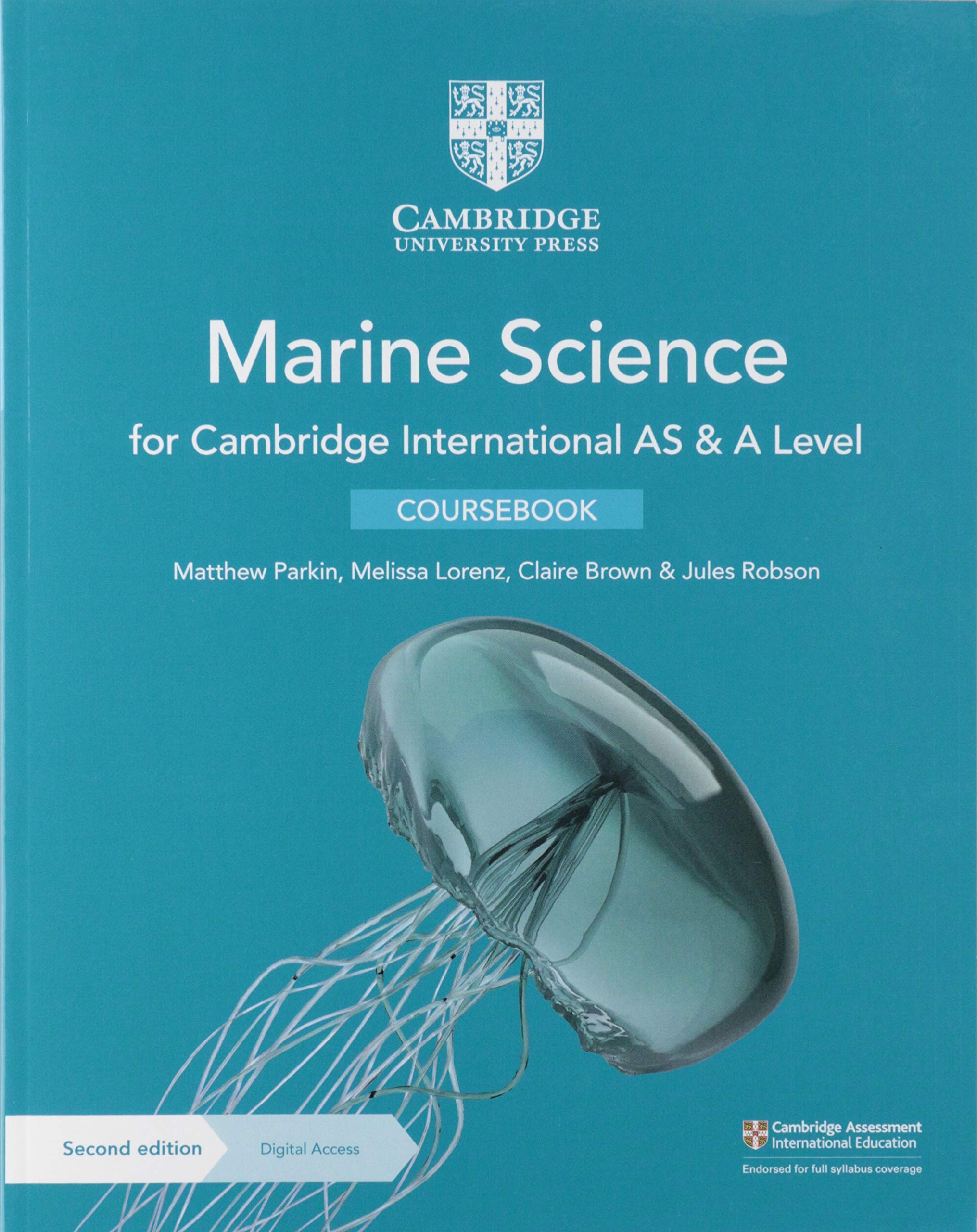 Cambridge International AS and A level marine science. Coursebook with digital access (2 years).