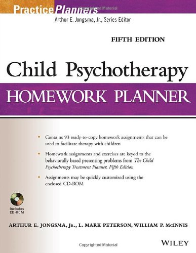 Child Psychotherapy Homework Planner